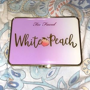 TOO FACED WHITE PEACH Eye Shadow Palette slightly used